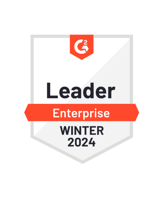 G2 Enterprise Leader badge winter 2024